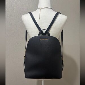 Michael Kors Jet Black Backpack